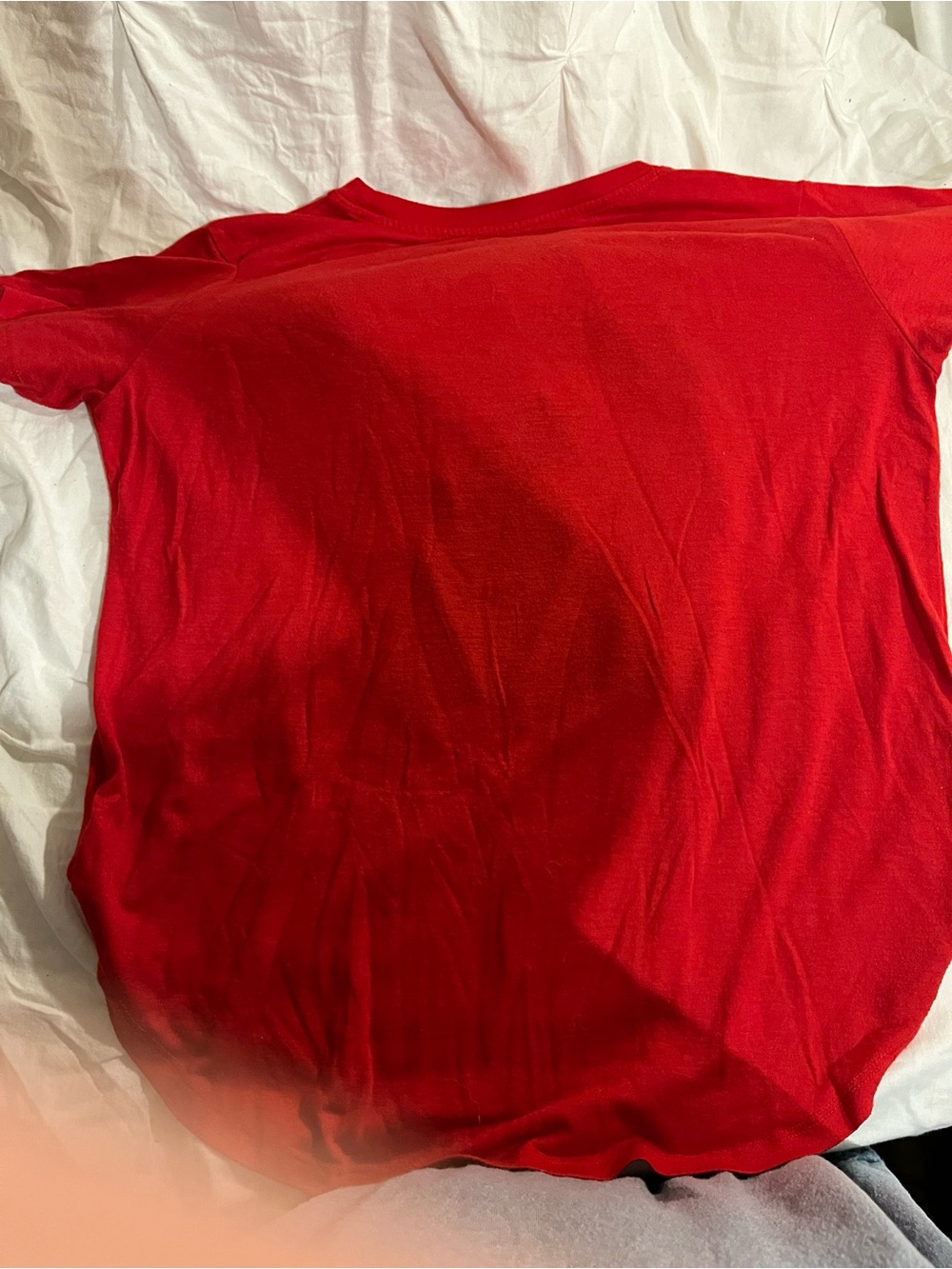 Coca-Cola Red Holiday Polar Bear Tee with White Snowflake Print - Picture 4 of 8